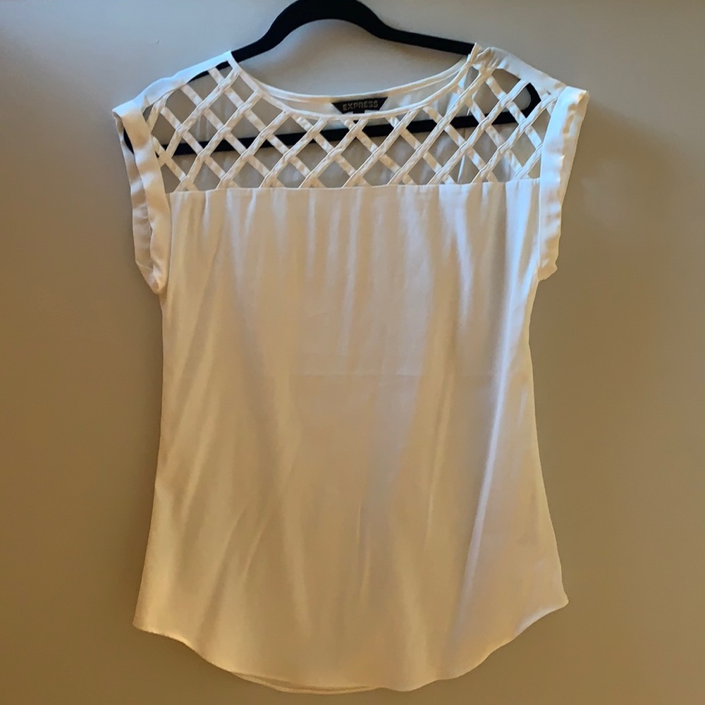 Cream Silky Blouse